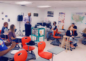 Antwon Harris visits Allison Academy