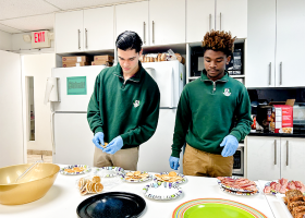 The second marking period Honor Roll Breakfast 2022/23