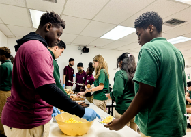 The second marking period Honor Roll Breakfast 2022/23