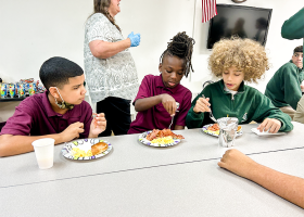 The second marking period Honor Roll Breakfast 2022/23
