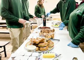 The second marking period Honor Roll Breakfast 2022/23