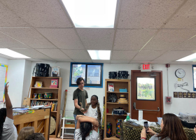 Student Miles shows his amazing collection of reptiles 2022/23