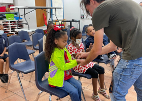Student Miles shows his amazing collection of reptiles 2022/23
