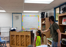 Student Miles shows his amazing collection of reptiles 2022/23