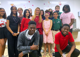 Valentine's day choir performance Valentine's day choir performance