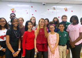 Valentine's day choir performance Valentine's day choir performance