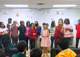 Valentine's day choir performance Valentine's day choir performance