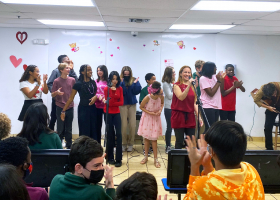 Valentine's day choir performance Valentine's day choir performance