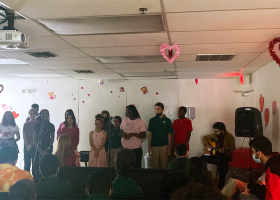Valentine's day choir performance Valentine's day choir performance