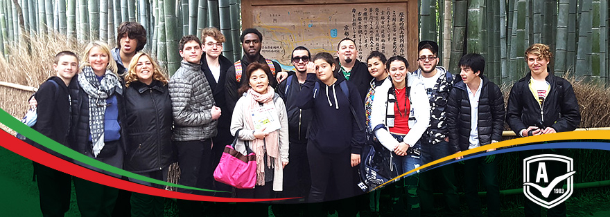 Teachers and students of Allison Academy