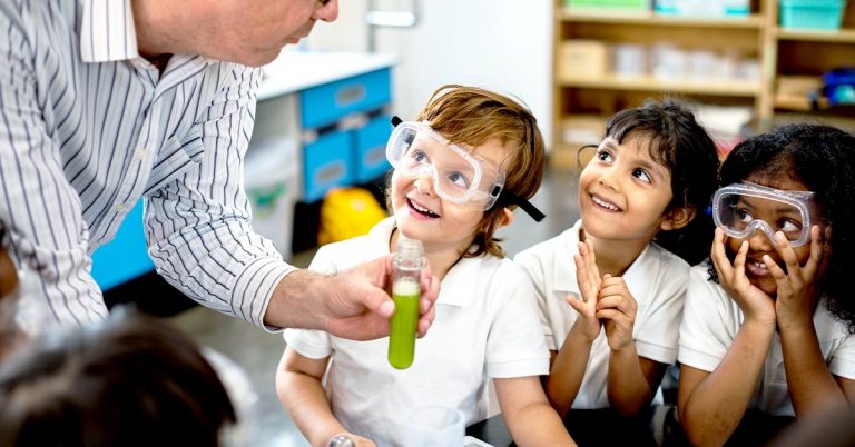 kids learning science