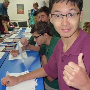 allison students in class