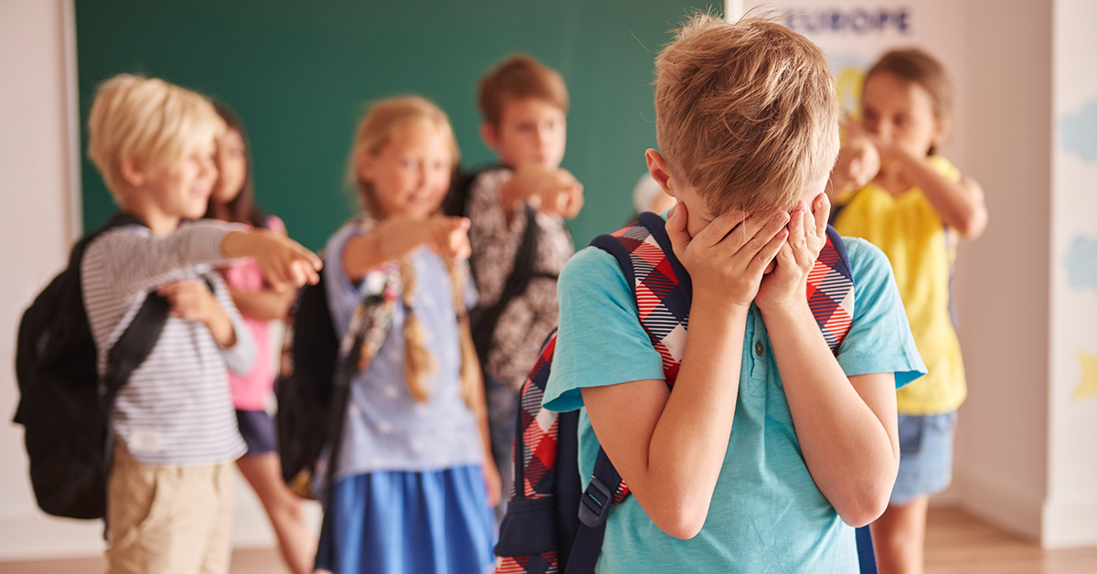 High school students address bullying with younger students through anti- bullying program