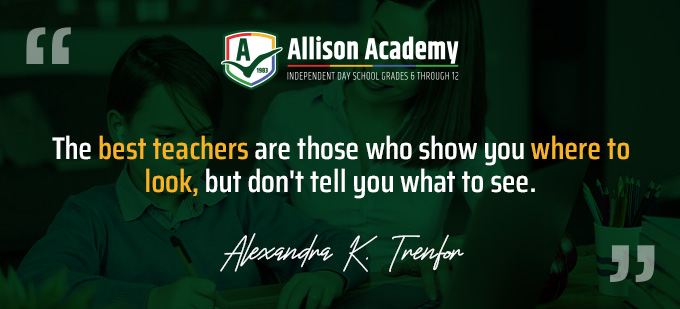 Quote about teachers by Alexandra K. Trenfor 