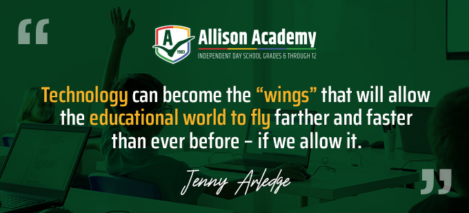 Quote about technology in education by Jenny Arledge