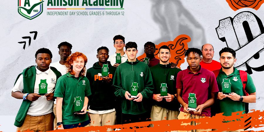 Celebrating the end of a successful basketball season