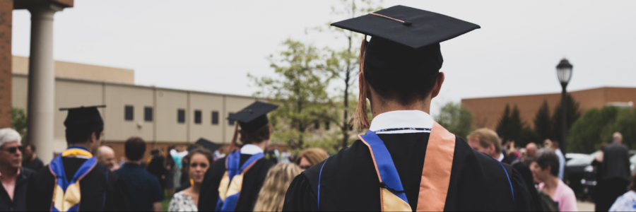 Students at gradutaion